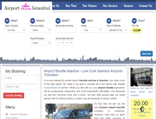 Tablet Screenshot of airportshuttleistanbul.com